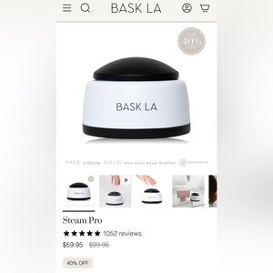 Bask LA Steam Pro gel/dip polish remover